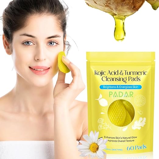 Turmeric Kojic Acid Face Cleansing Foaming Pads