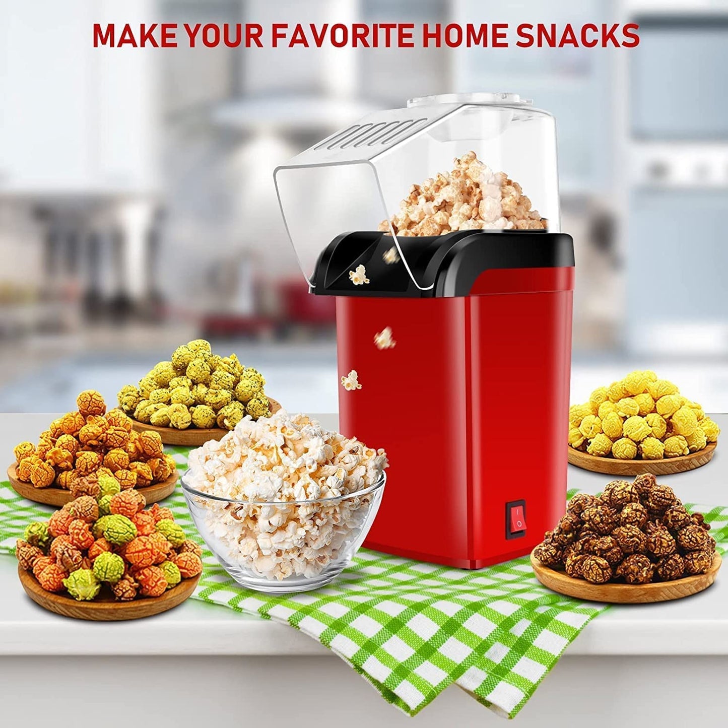 Electric Popcorn Maker Squre Model