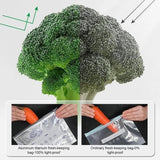 Aluminum Foil Sealable Storage Bags Label and Zip Lock (SET OF 10 PCS)