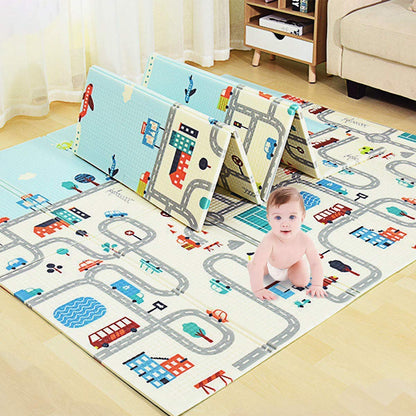 Baby Play Mat Waterproof Portable Double Side Soft Reversible and Foldable Foam for Toddler