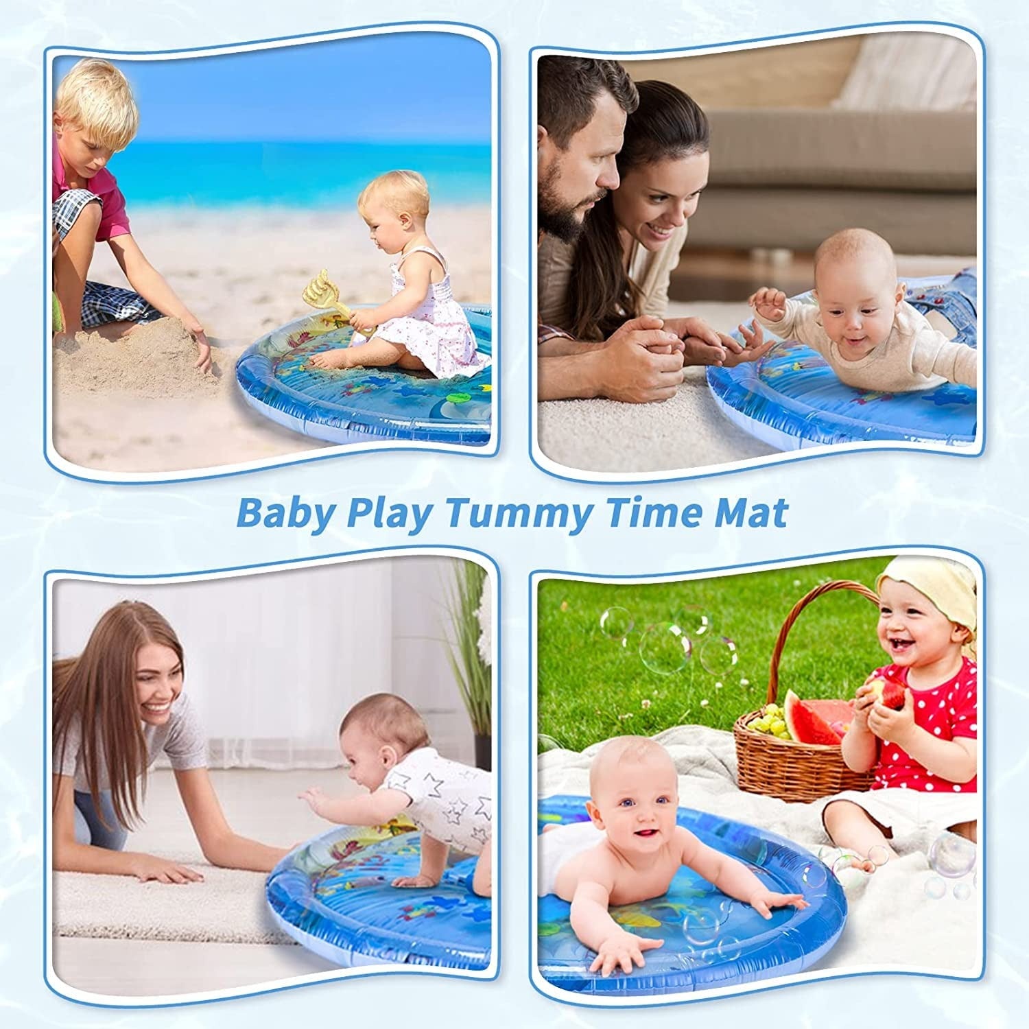 100 X 100 Baby Infant  Round Water Play Floor Mat