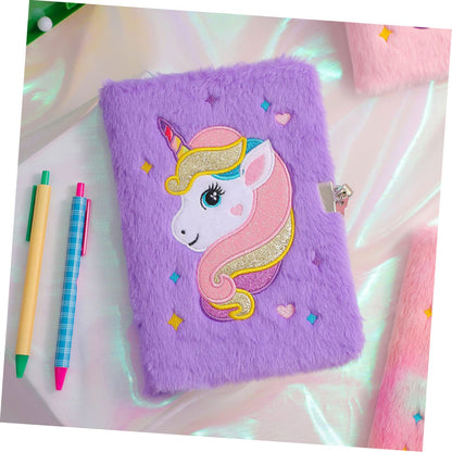 Unicorns Printed Pattern Notepad Diary