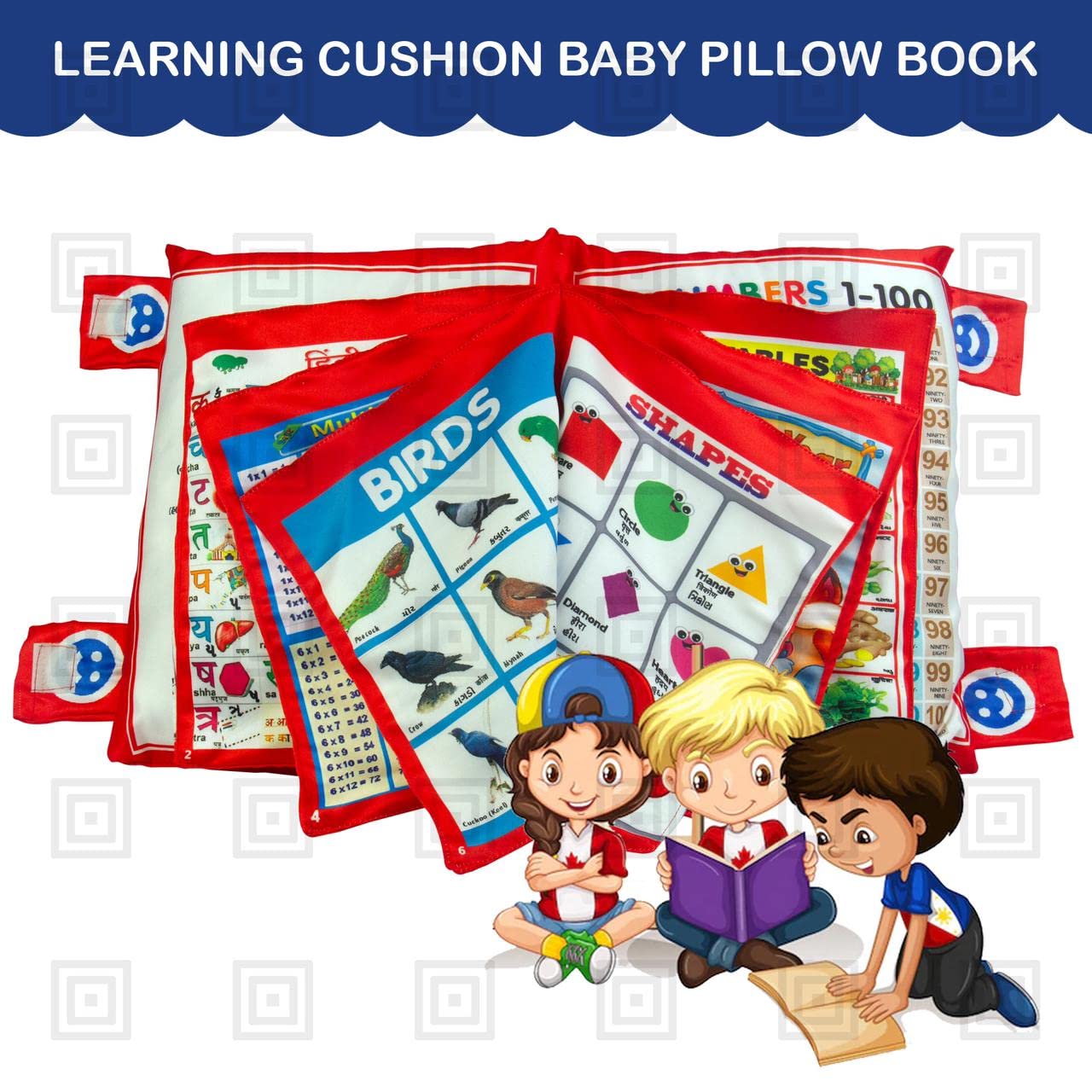 KIDS LEARNING CUSHION PILLOW