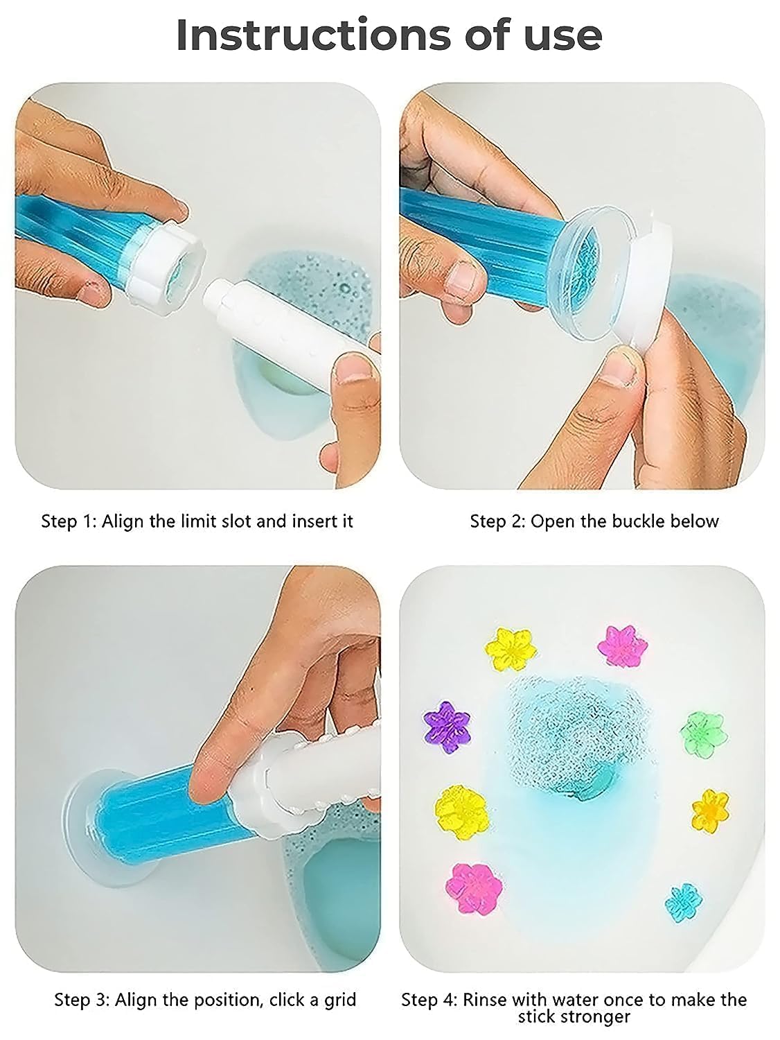 Toilet Cleaning Gel Flower