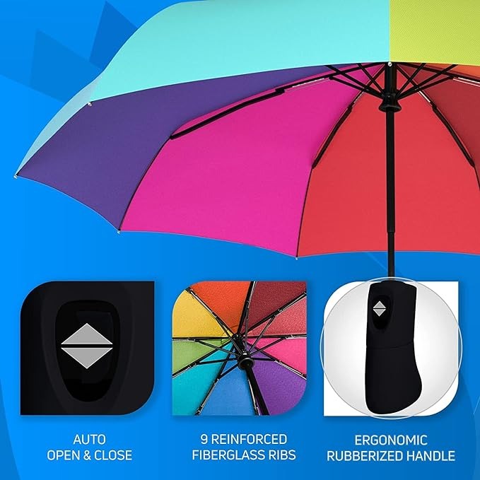Rainbow Auto Open umbrella