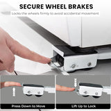 Heavy Load Furniture Lifter Mover Tool Set - Moving Roller Wheel Set Easy and Safe Shifting Slider Tools
