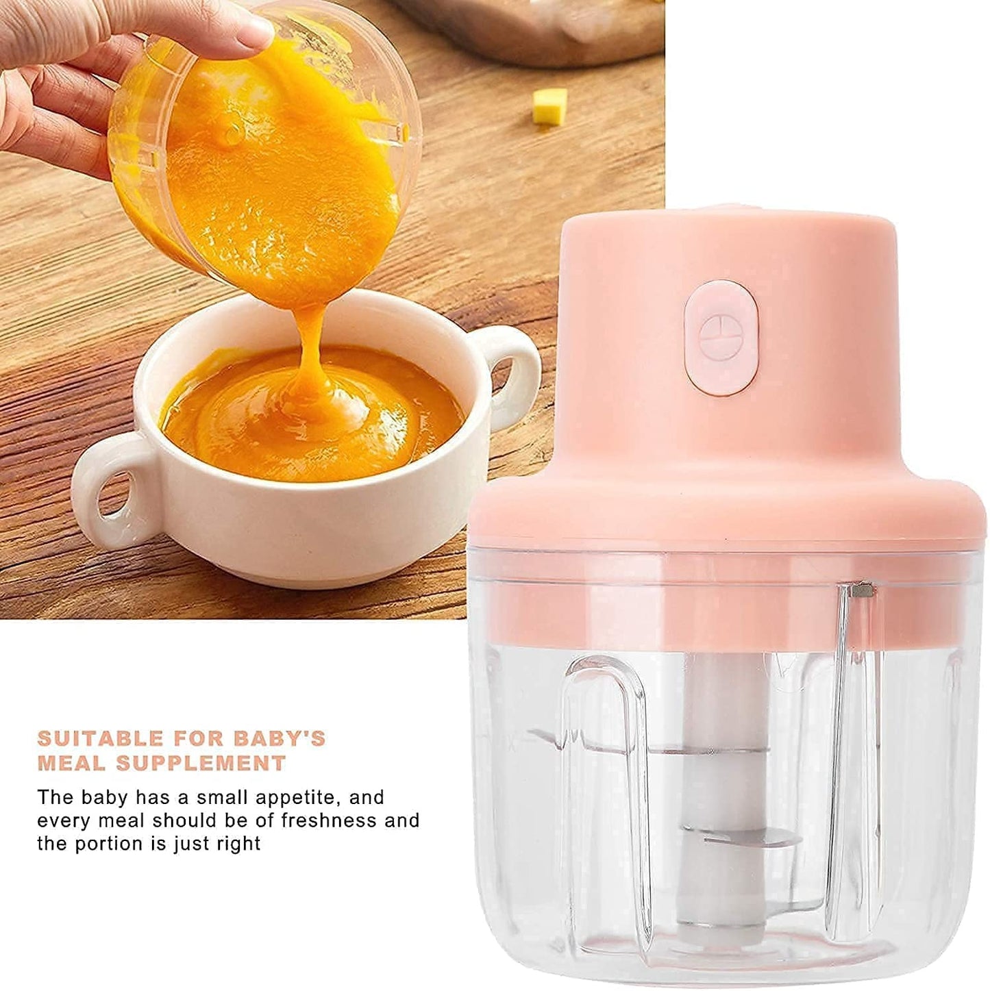 Mini Electric Garllic Food Chopper 250 ml