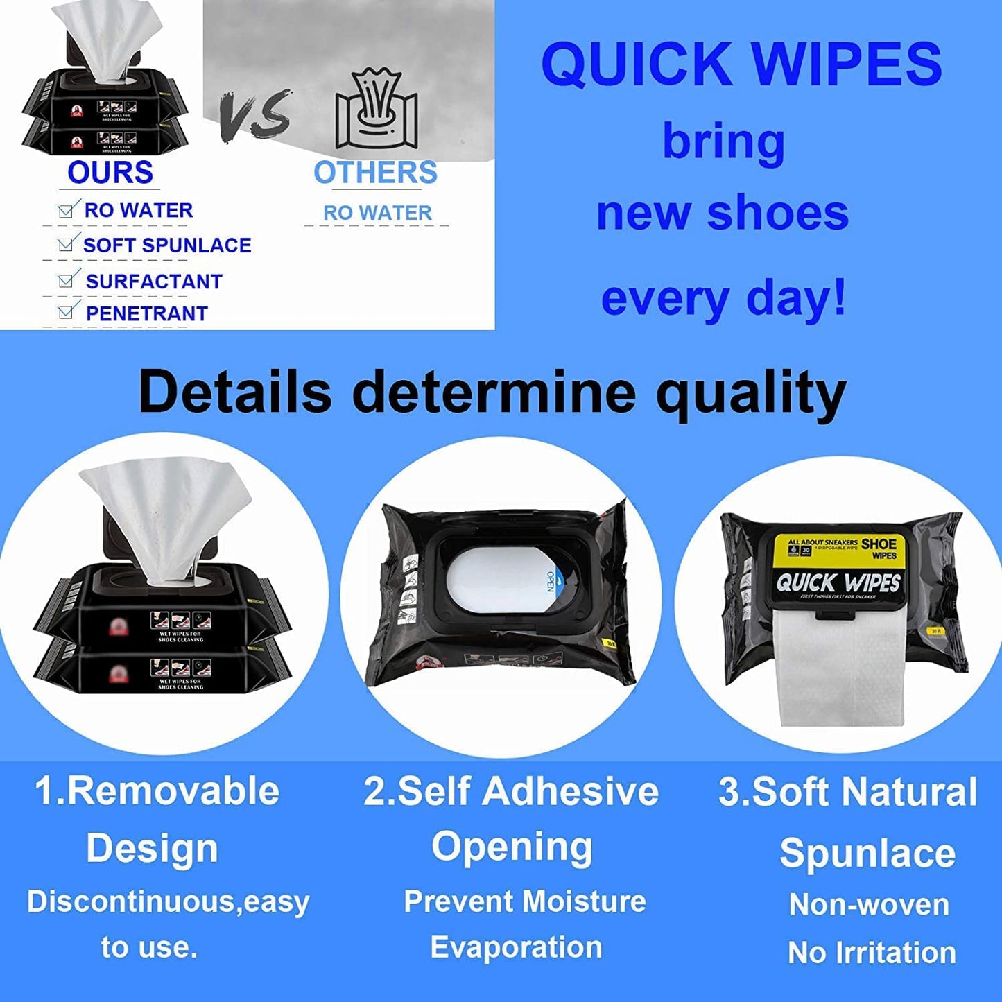 SHOE CLEANER WIPES