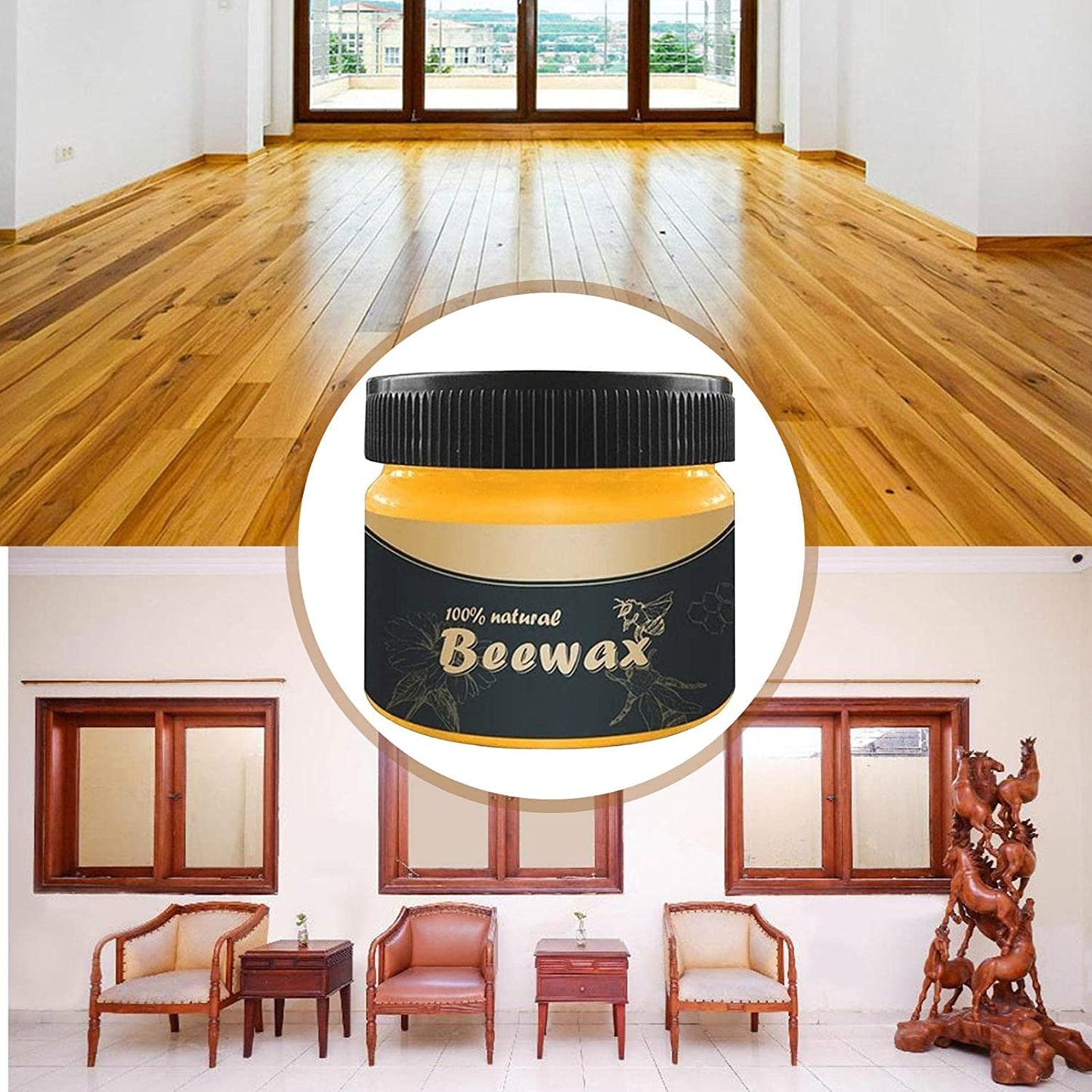 Traditional Beeswax Polish for Wood and Furniture