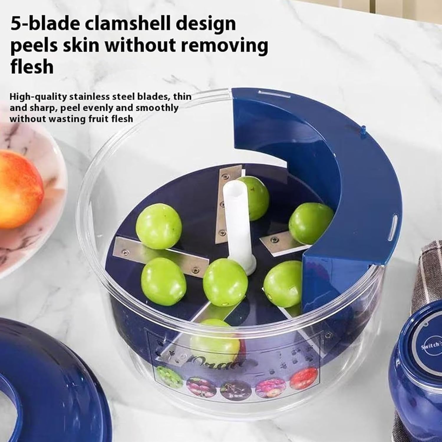 Automatic Grape Peeler Machine, Electric Garlic & Cherry Tomato Peeler
