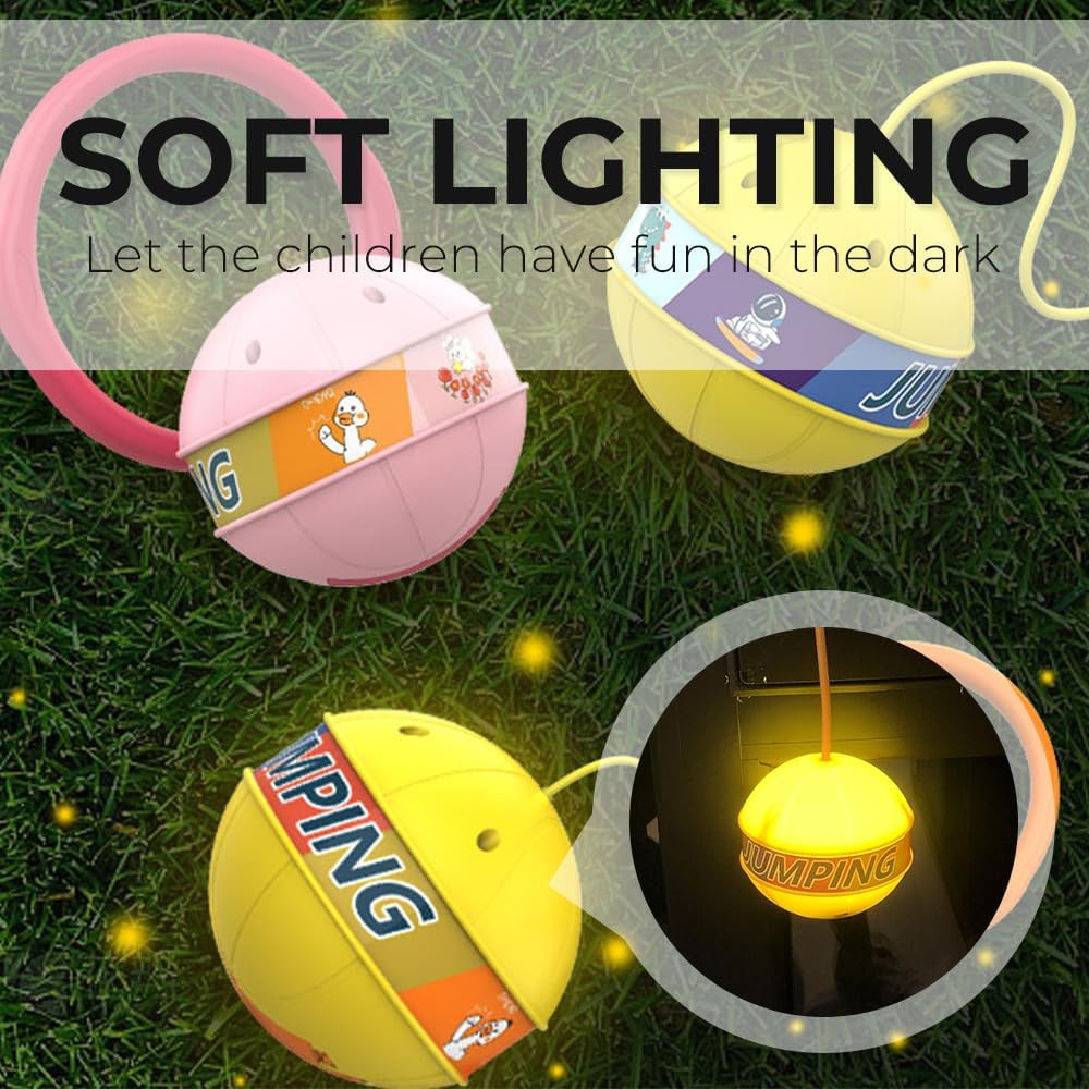 Ankle Ring soft rope wing jumping ball with led