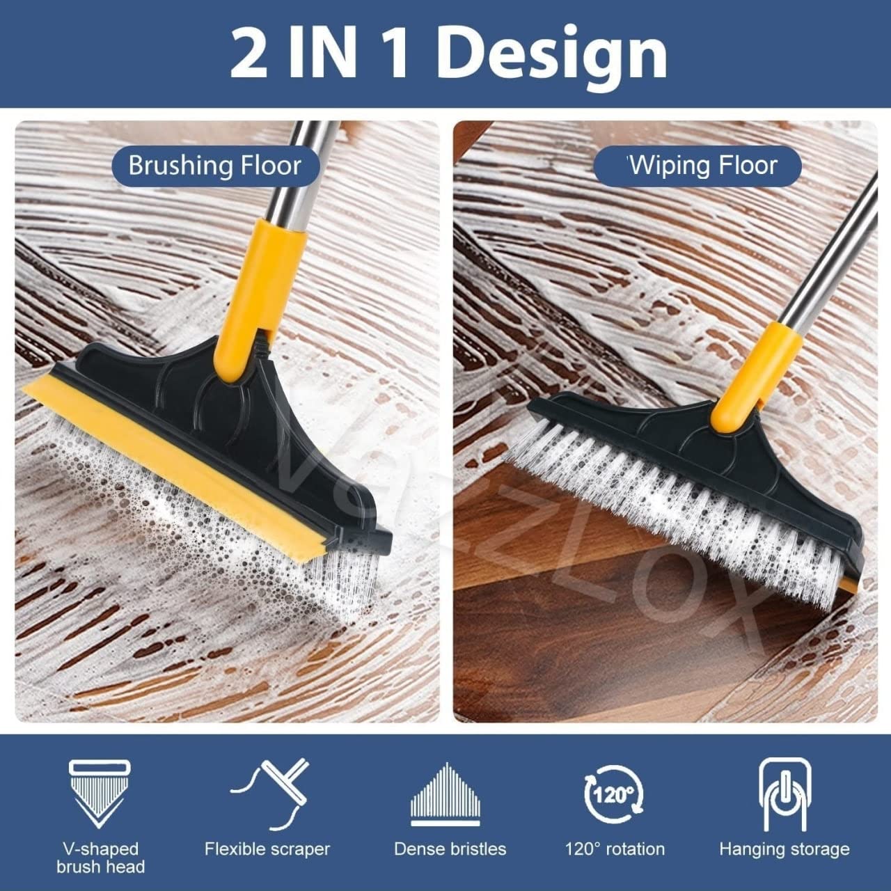 2-in-1 Bathroom Cleaning Brush