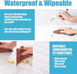 Self Adhesive PE Foam Brick Design 3D Wall Stickers