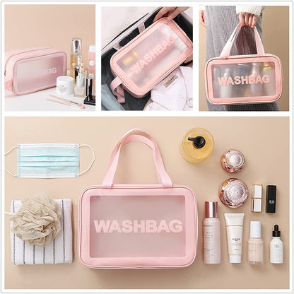 3 pc wash bag cosmetic bag