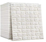 Self Adhesive PE Foam Brick Design 3D Wall Stickers