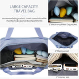 Rolling Duffle Bag with Wheels Travel Bag