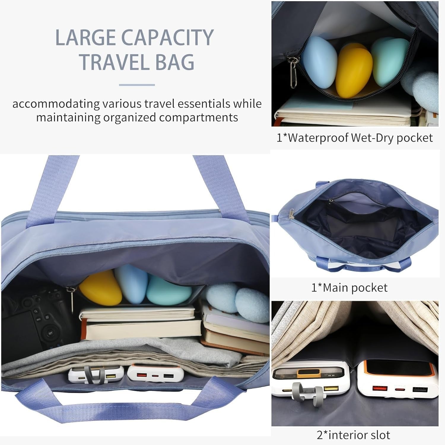 Rolling Duffle Bag with Wheels Travel Bag