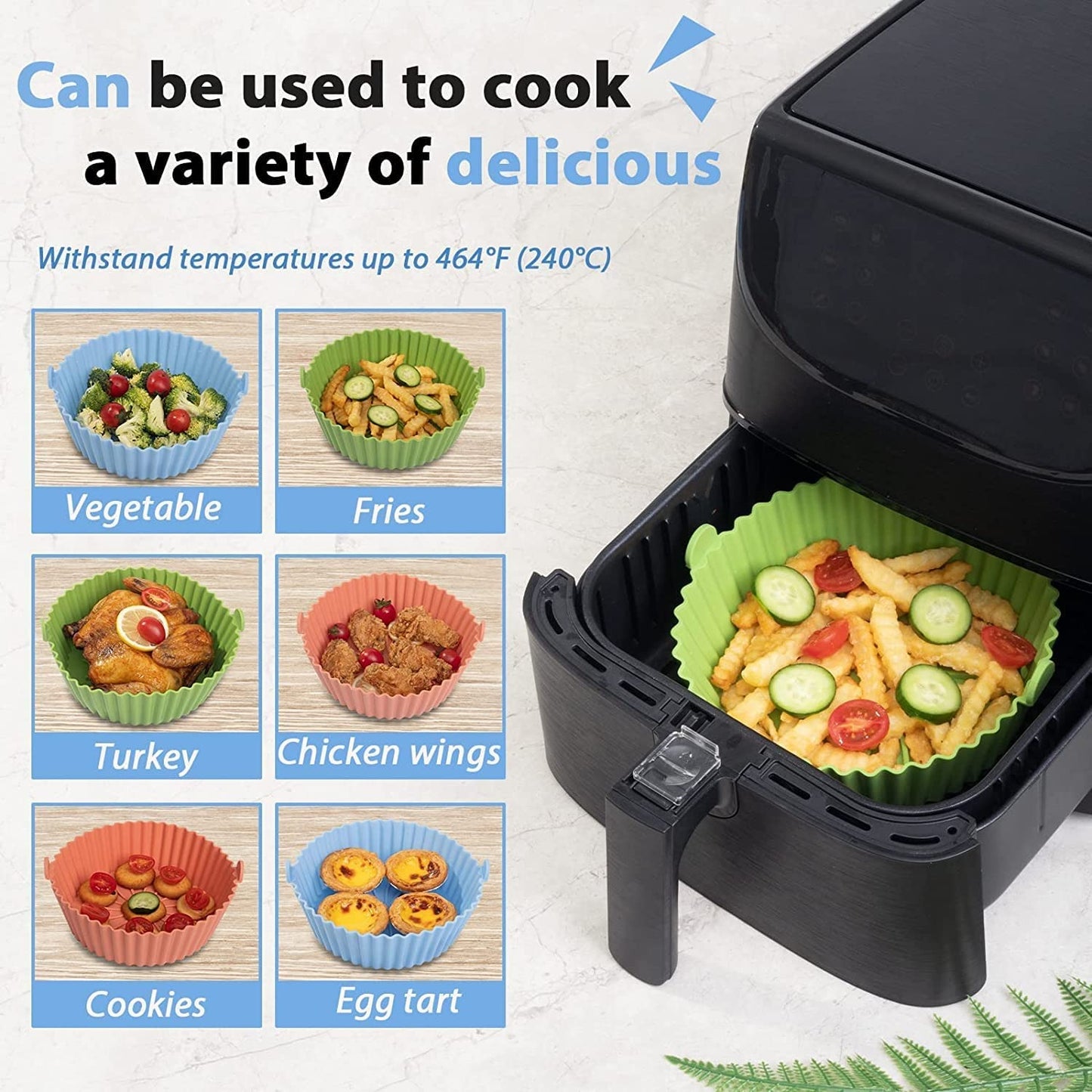 Air Fryer Silicone Pot Pack of 1