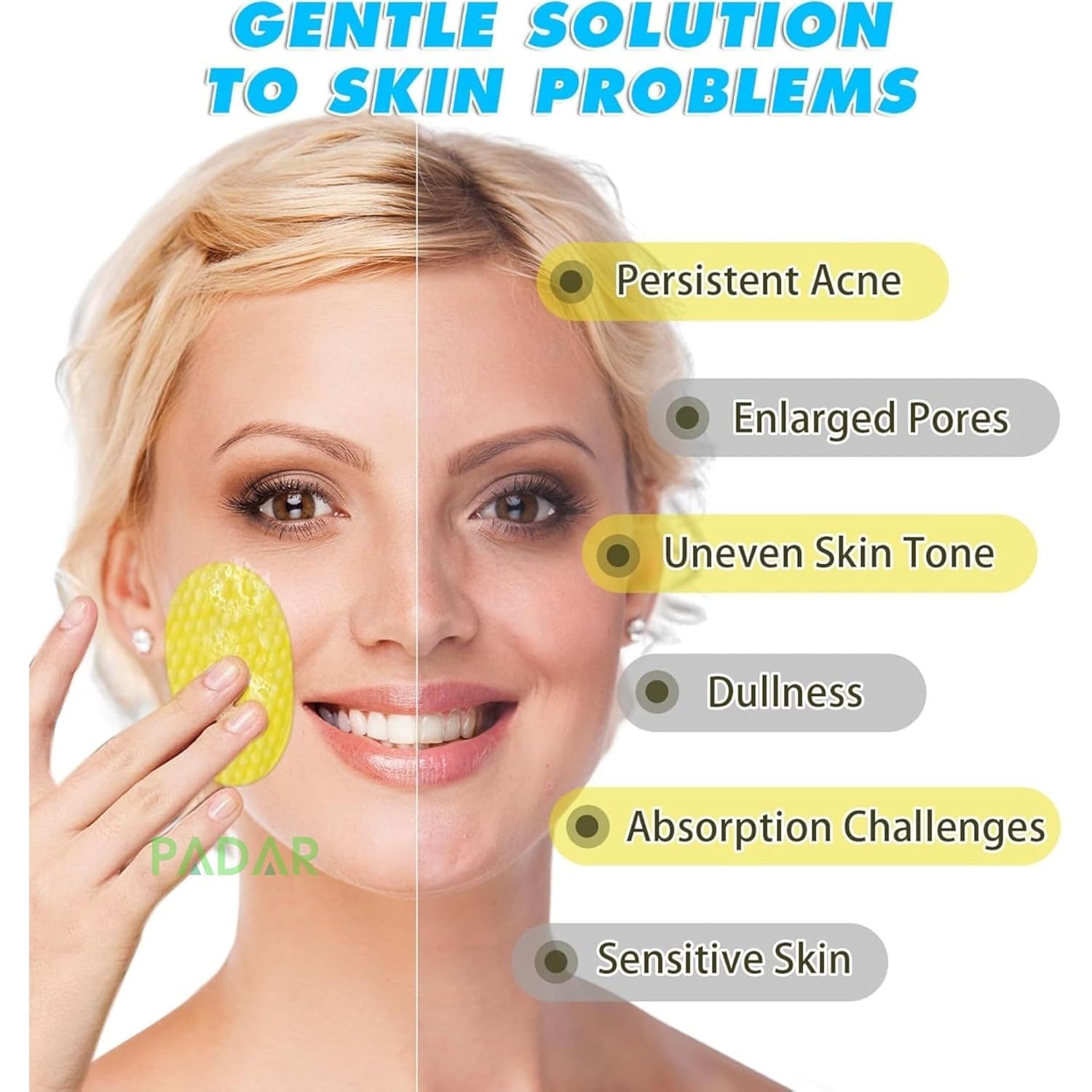 Turmeric Kojic Acid Face Cleansing Foaming Pads