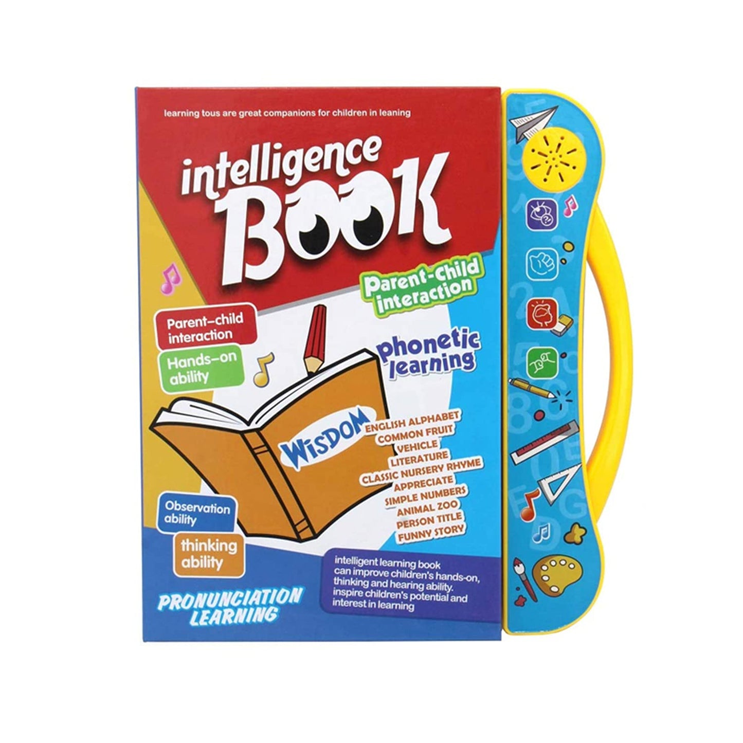 INTELLIGENCE E-BOOK FOR LEARNING BOOK WITH SOUND KIDS