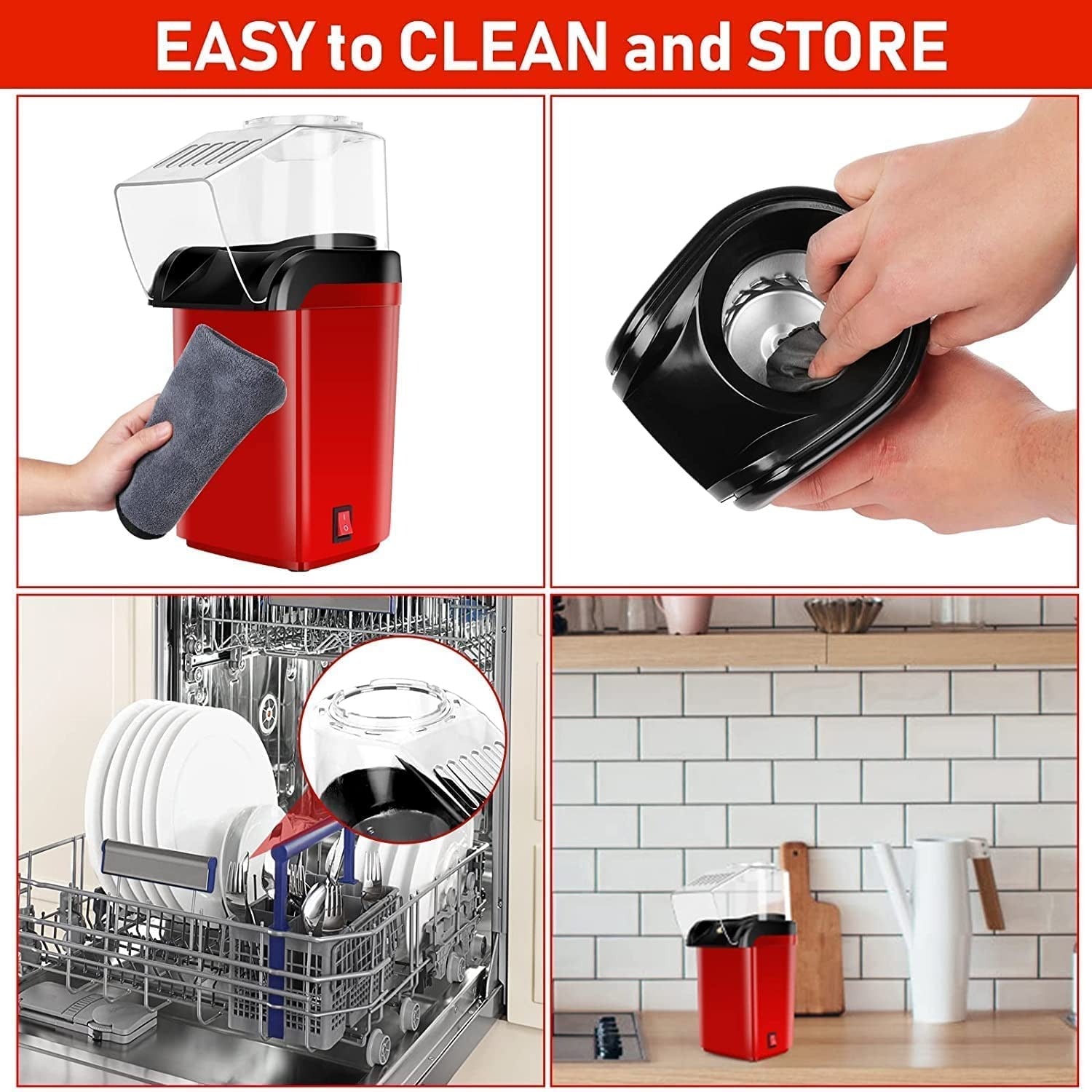 Electric Popcorn Maker Squre Model