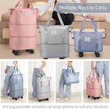 Rolling Duffle Bag with Wheels Travel Bag