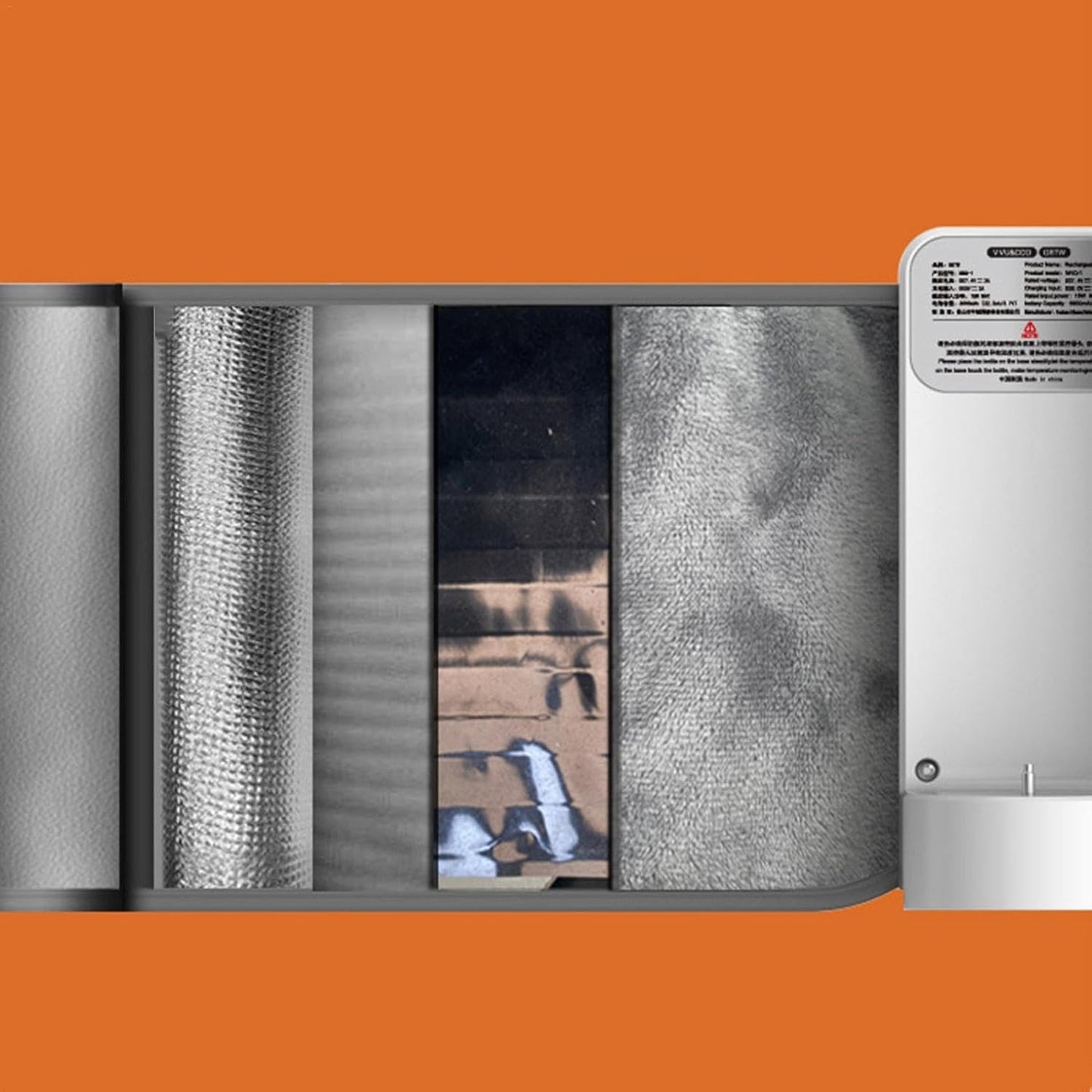 Baby Bottle Warmer Rechargeable USB Breastmilk Bottle LCD Display