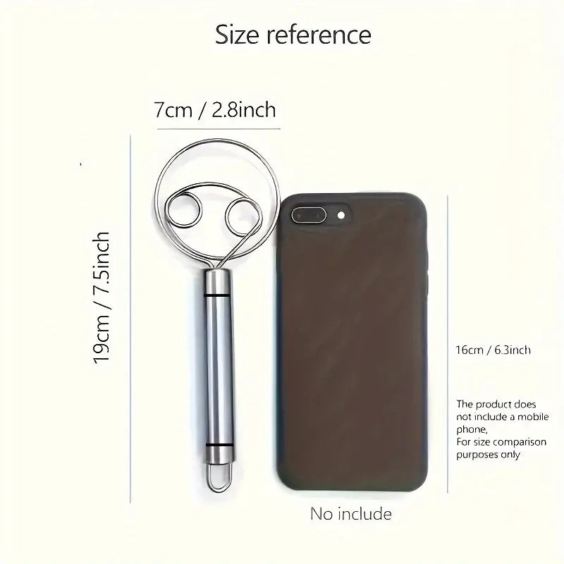 Stainless Steel Dough Flour Whisk Atta maker