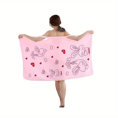 Women Bath Full Body Towel Microfiber Wearable Magic Towel for Women, Soft Wearable Bathing, Beach and Spa Bathrobe Pack of 1