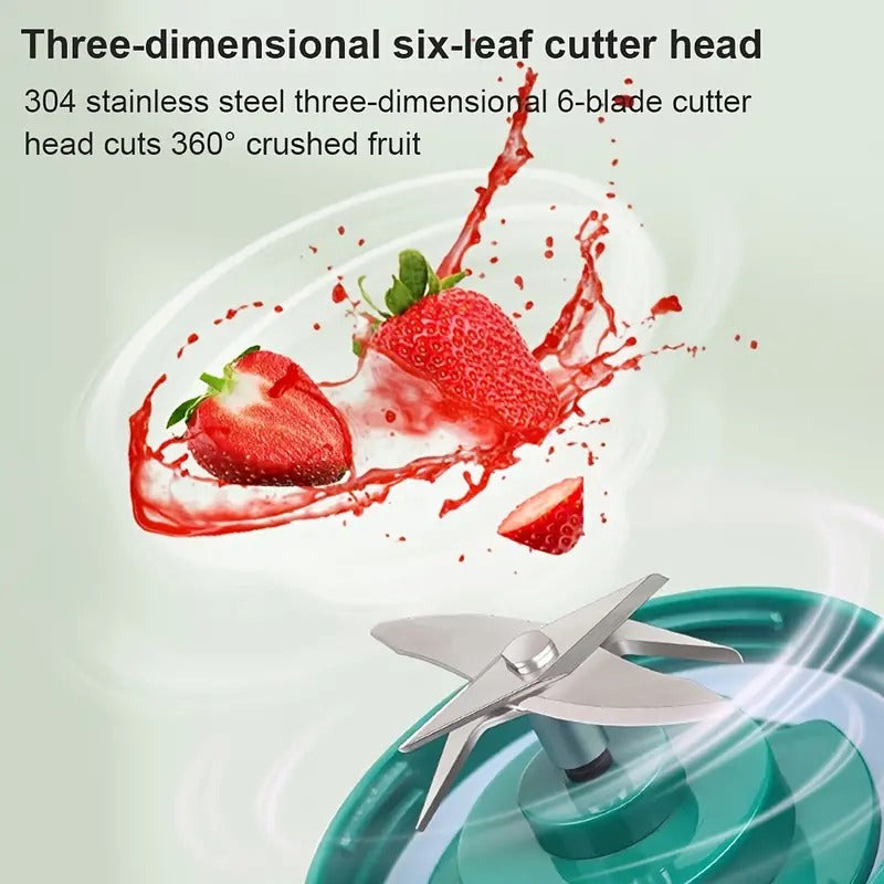 Portable 6 Blade Juicer - 2 USB