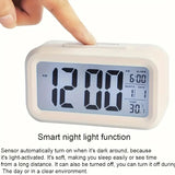 Small White Digital Alarm Clock