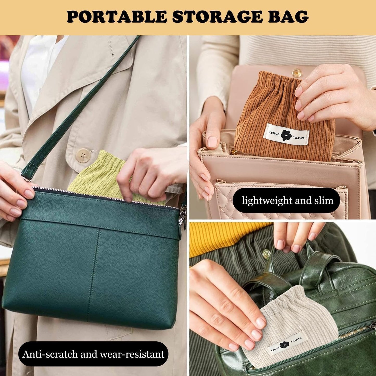Mini Makeup cosmetic Bag Mini Elastic Storage Bag