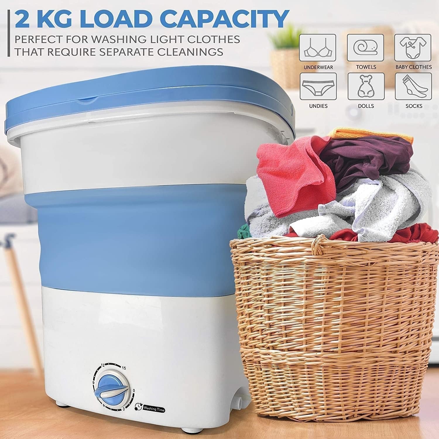 Portable Folding Washing Machine 6.5L