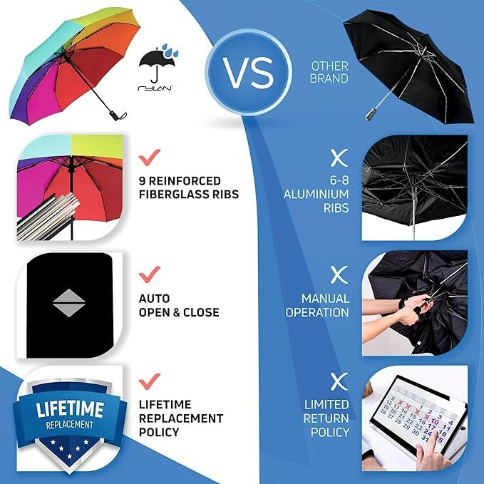 Rainbow Auto Open umbrella