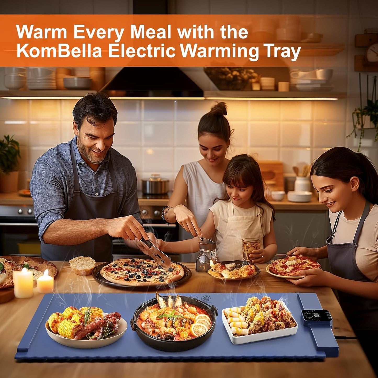 Food Warming Mat Food Warmer Foldeble