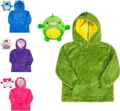 Kids Oversized Pet Hoodie Blanket