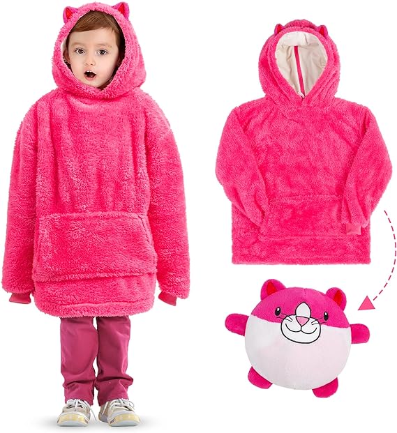 Kids Oversized Pet Hoodie Blanket