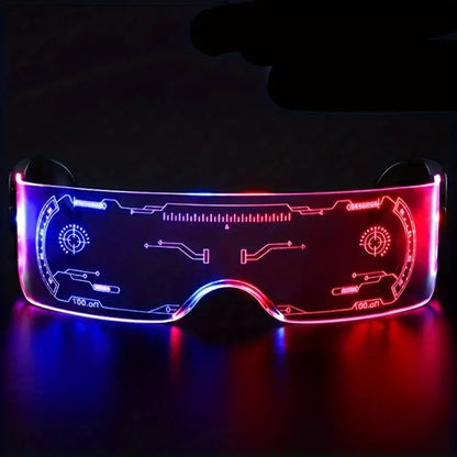 LED Sunglasses Luminous Goggles Light Up Eyeglasses Christmas Party Sunglasses Eyewear Holiday Xmas Christmas Party Favors Gift