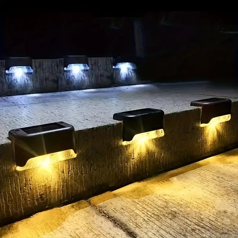 Solar Deck Lights Solar Step Lights (4 PIS)