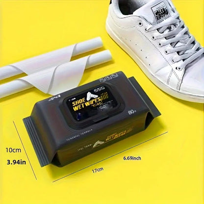 Shoe Wipes Sneaker Wipes Instant Wipes Sneaker Wipes for Shoes Quick Remove Dirt Stain Shoe Cleaner Wipes Shoe Wipes for Sneakers