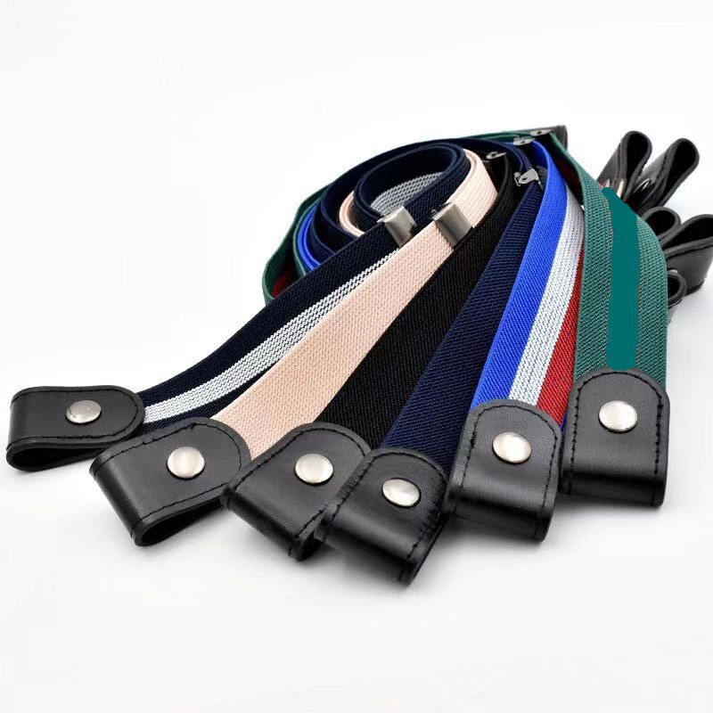 No Buckle Invisible Elastic Stretch Belt for Men/Women Fits waist 24-50in Father Day Gift