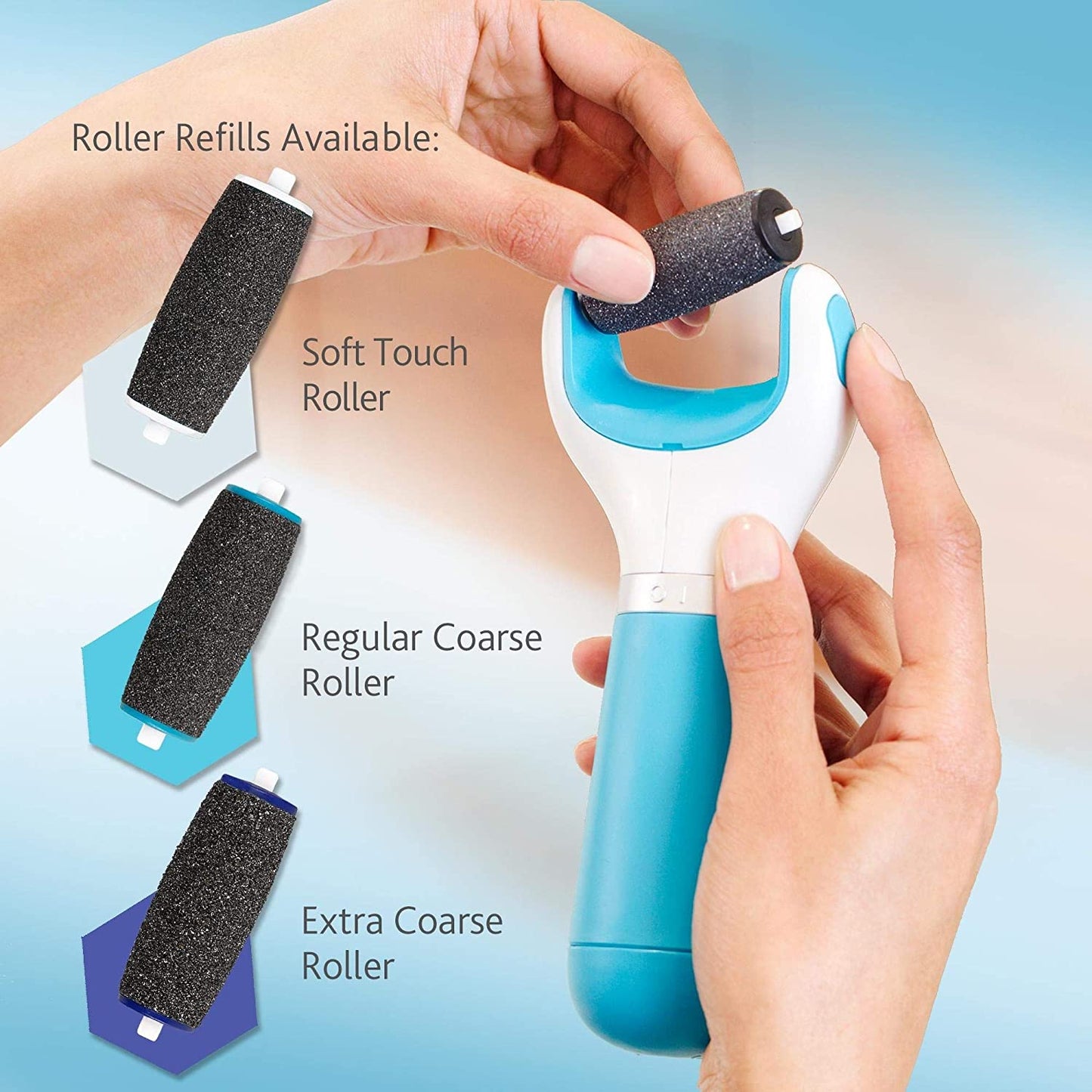 USB Pedicure Foot Scrubber File Callus Remover For Dead Skin For Feet For Women Smooth Pedicure USB Roller For Feet Cleaning Scrubber