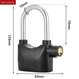 Alarm Security Lock with Motion Sensor Siren and 3 Keys
