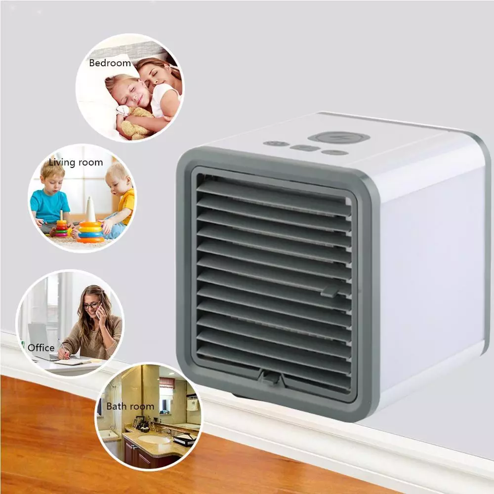 Arctic Air Ultra Evaporative Air Cooler Powerful 3-Speed, Lightweight, Portable Personal Space Cooler With Hydro-Chill Technology For Bedroom,Car,Office, Living Room & More