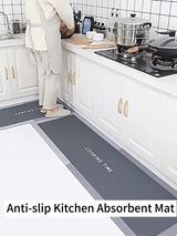 2 Pcs Kitchen Mats (4060CM)(40120CM)