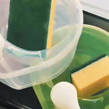 2 in 1 Liquid Soap Dispenser With Scrubber Sponge