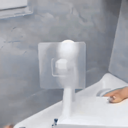 Wall-Mounted Self-Adhesive for Storage