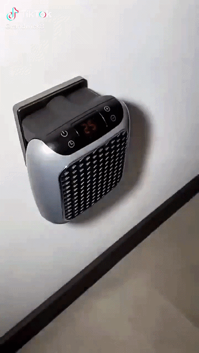 Wall-Mounted Electric Convector Heater – Silent Infrared Fan Stove for Bathroom, Bedroom & Greenhouse