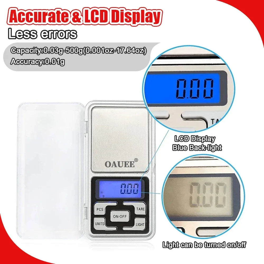 Jewellery Scale | Weight Scale | Digital Weight Machine | weight machine for gold | Electronic weighing machines for Jewellery 0.01G to 200G Small Weight Machine for Shop