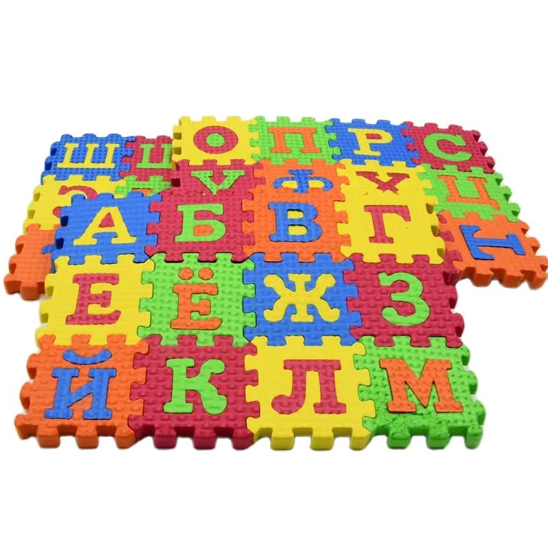 Baby Puzzle Play Mat,Play mat for Babies, Baby mats for Floor,Alphabet (A-Z) & Numbers (0-9) EVA Foam Non Toxic Playmat